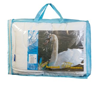 Одеяло 110х140 см., чехол – бязь набивная ГОСТ, упаковка – чемодан  (спандбонд + ПВХ)